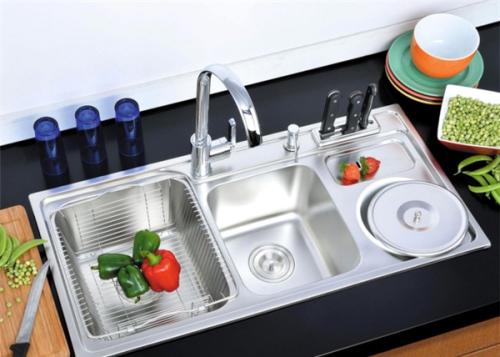 厨房双盆水槽尺寸水槽尺寸选择小技能