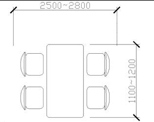 一般四人餐桌尺寸是多少