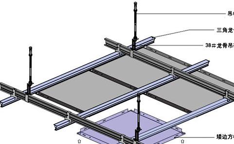 铝扣板吊顶安装,配件说明