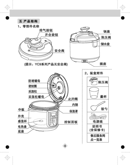 苏泊尔电压力锅使用说明