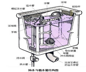 抽水马桶工作原理 抽水马桶结构介绍