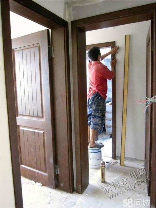 家中室内套装门安装小技巧