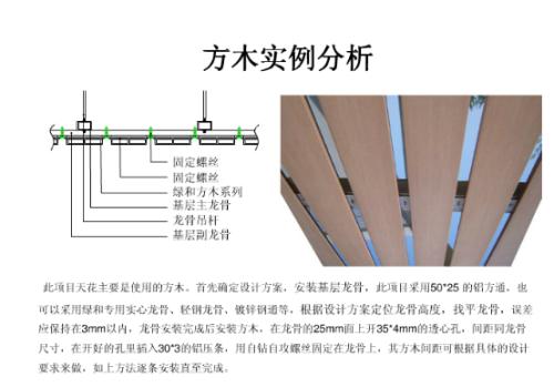 生态木吊顶施工方法图片