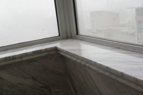 灰色大理石窗台效果图图片