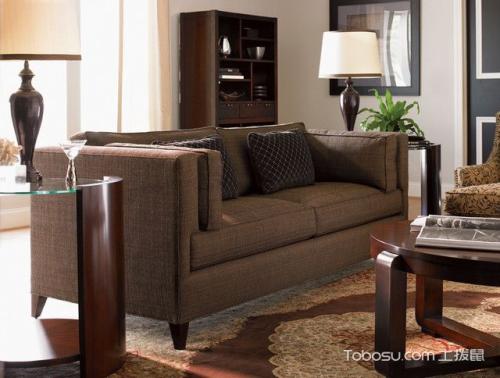 咖啡色沙发效果图5个咖啡色沙发搭配方案分享