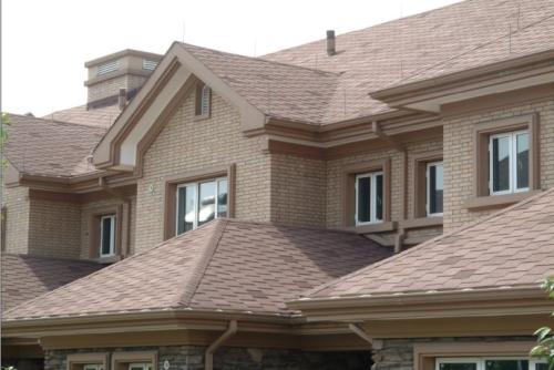 别墅坡屋顶沥青瓦施工方法如何别墅瓦片房顶图片
