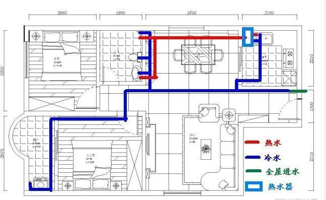 轻钢房屋水电施工图图片