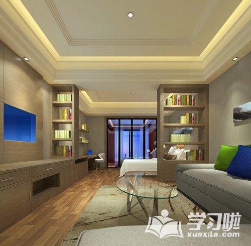 上海40㎡单身公寓装修效果图5万简约装修美观又时尚