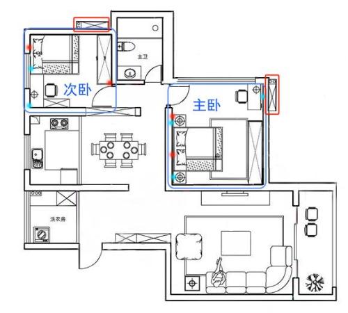 家庭裝修開關插座佈置表