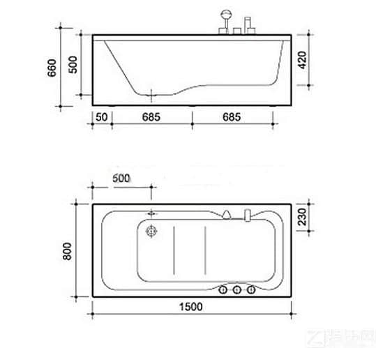 浴缸尺寸簡介浴缸尺寸精選