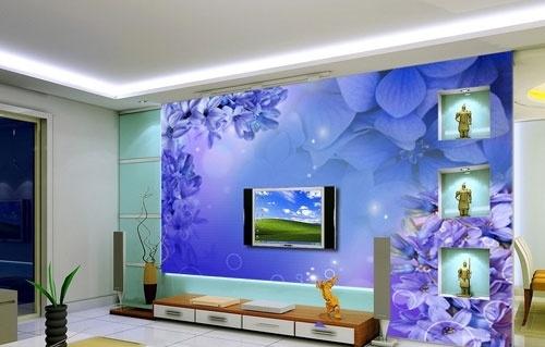 电视墙背景效果图电视墙壁纸什么颜色好电视墙颜色搭配技巧