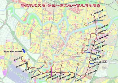 宁波市轨道交通2号线开建啦计划于2020年9月底建成