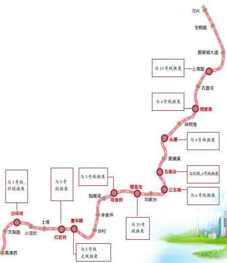 9号线重庆地铁线路图图片