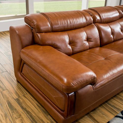 要说经典的沙发怎么能少得了棕色真皮款