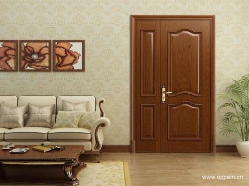 棕色木门的搭配效果图图片