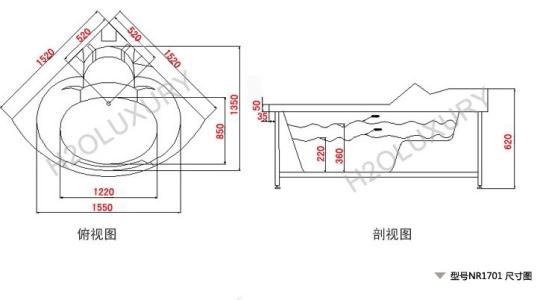 扇形浴缸尺寸及選購浴缸風水禁忌