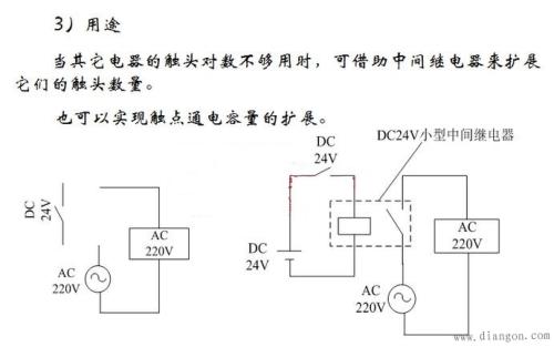 中間繼電器型號中間繼電器作用和工作原理