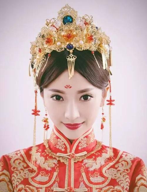 中式新娘发型图片大全