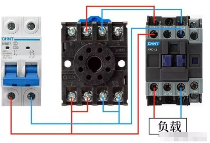 時間繼電器接線時間繼電器的接線方法