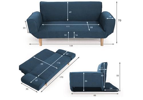 最全摺疊沙發床尺寸彙總