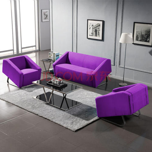紫红色沙发配垫效果图图片