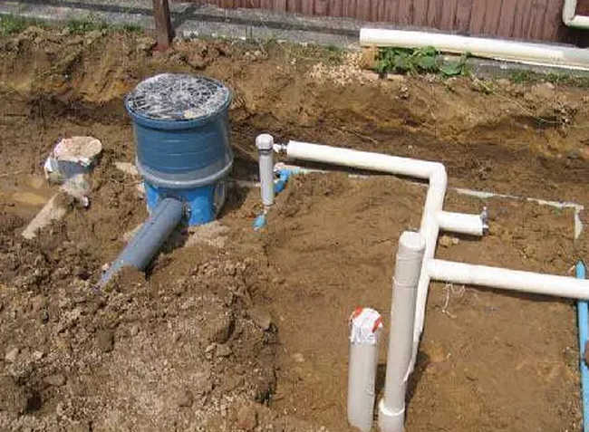 地基预埋排水管效果图图片