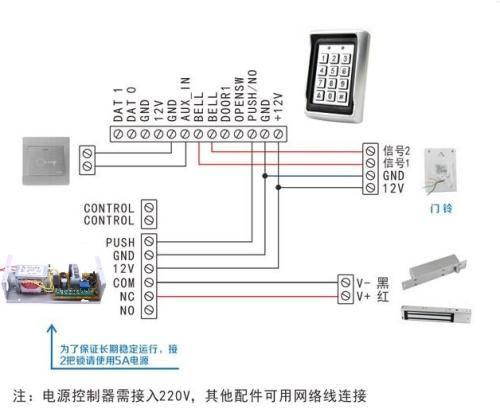 电插锁怎么接线才是最正确的这个很复杂的,要看说明书连接